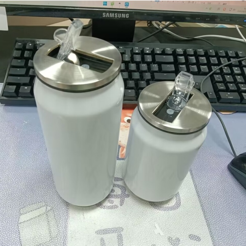 Sublimation Blank 300 ml 500 ml Cola Can DIY Blank Heat Transfer Coated Cans Insulated Cups Printable Photo Mug