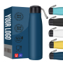 Wholesale Promotional BPA Free  Double Wall Vacuum Sports Flasks Stainless Steel Insulated Water Bottle With LOGO