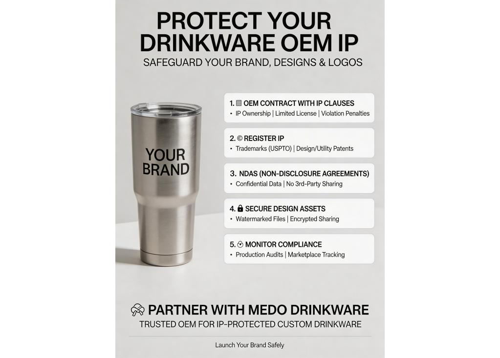 How can I protect my design or brand intellectual property when working with a manufacturer on OEM projects?
