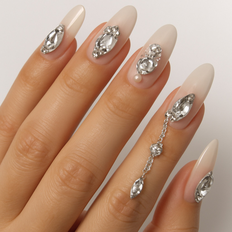 Press On Nails - Rhinestone & Jewelry Collection