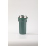  rhombus Double-wall ceramic straw coffee bottle insulated car water cup with tea