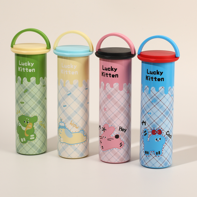 Portable stainless steel insulated travel cup, outdoor fashionable thermos bottle, water bottle, portable coffee cup and water bottle, mushroom cup
