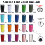 Hot Selling Stainless Steel 20OZ Travel Mug Double Wall Water Bottle Insulated Vacuum Tumbler Cup With Lid