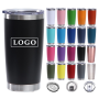 Hot Selling Stainless Steel 20OZ Travel Mug Double Wall Water Bottle Insulated Vacuum Tumbler Cup With Lid