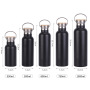 Custom Logo Stainless Steel Personalized Tumbler Outdoor Sport Insulated Vacuum Water Bottle With Handle Lid