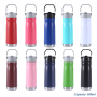Custom 22oz Icedflow Double Wall Vacuum Insulated Water Bottle Stainless Steel Travel Tumbler with Handle and Flip Straw