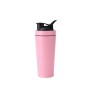 Customized logo fitness gym vacuum insulated stainless steel best-selling metal fitness exercise mixer protein large-capacity shaker bottle