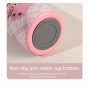 Portable stainless steel insulated travel cup, outdoor fashionable thermos bottle, water bottle, portable coffee cup and water bottle, mushroom cup