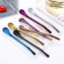 BORGE 304 Stainless Steel Food Grade Metal Drinking Bombilla Straws Yerba Mate Drinking Straws With Filter Spoon
