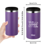 BORGE Custom Logo Double Covers 16oz 4 in 1 Stainless Steel Sublimation Can Cooler with 2 Lids Blanks Coffee Mugs