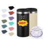 BORGE Custom Logo Double Covers 16oz 4 in 1 Stainless Steel Sublimation Can Cooler with 2 Lids Blanks Coffee Mugs