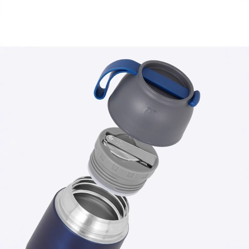Customized 450ml/650ml Stainless Steel Children Food Flask Thermos Container Insulated Kids Food Jar With Soup Spoon