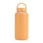 800ml Wholesale Clear Glass Water Bottle With Silicone Sleeve Outdoor Portable Water Cup