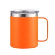 powder-coated orange