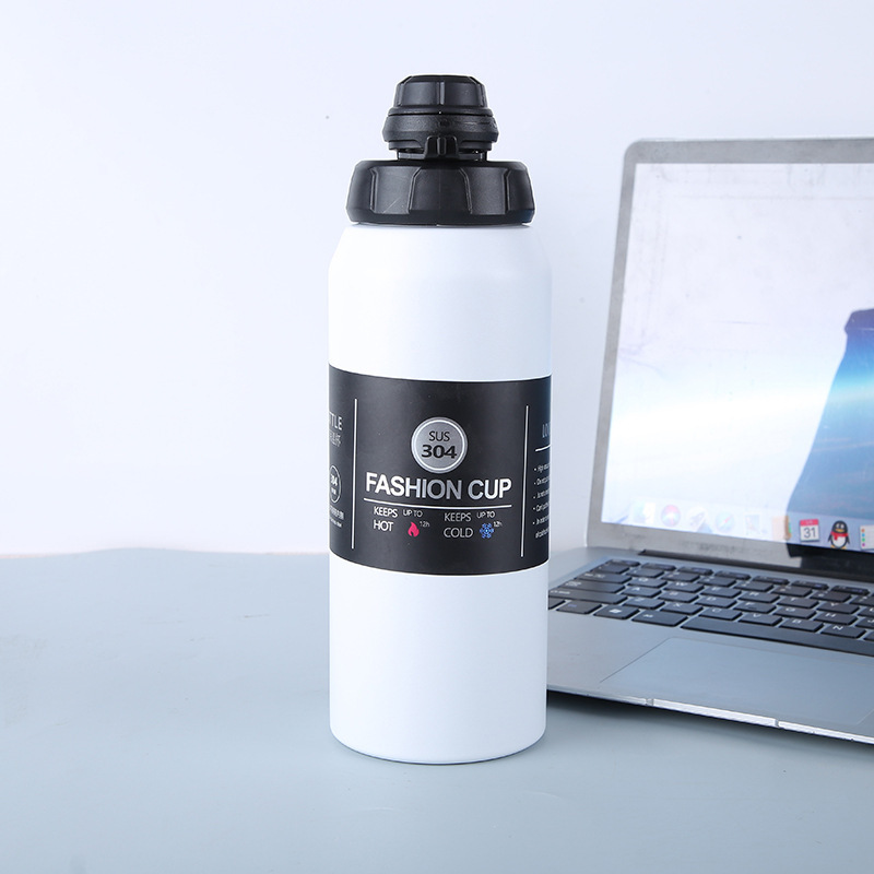 Large Capacity Portable 750ml Direct Drinking Insulated Vacuum Flask Double Wall Vacuum Sports Water Bottle