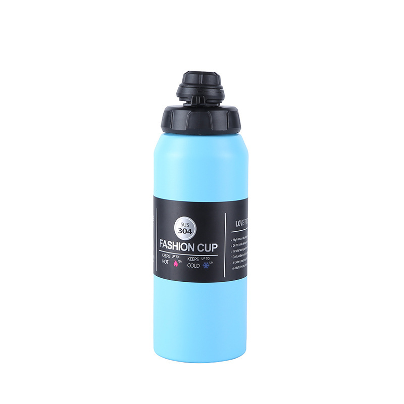 Large Capacity Portable 750ml Direct Drinking Insulated Vacuum Flask Double Wall Vacuum Sports Water Bottle