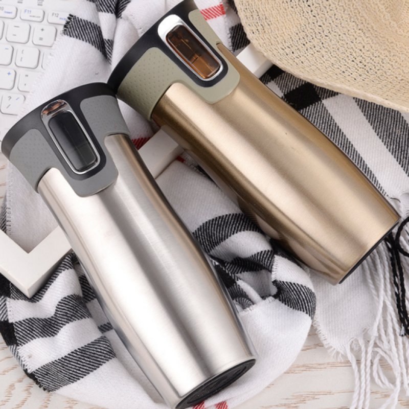 Wholesale 17oz 500ml Double Wall 18/8 Smart Stainless Steel Vacuumcoffee Thermo