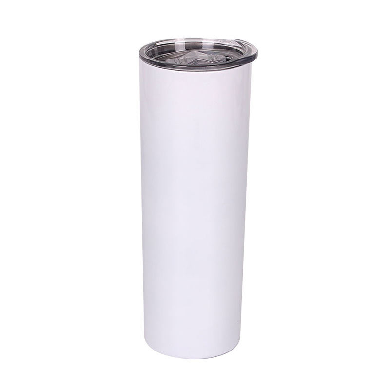 BORGE 12oz/16OZ/20OZ/30OZ Double Wall Sublimation Stainless Steel Tumblers With Straw and Rubber Bottom