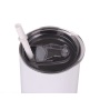 BORGE 12oz/16OZ/20OZ/30OZ Double Wall Sublimation Stainless Steel Tumblers With Straw and Rubber Bottom