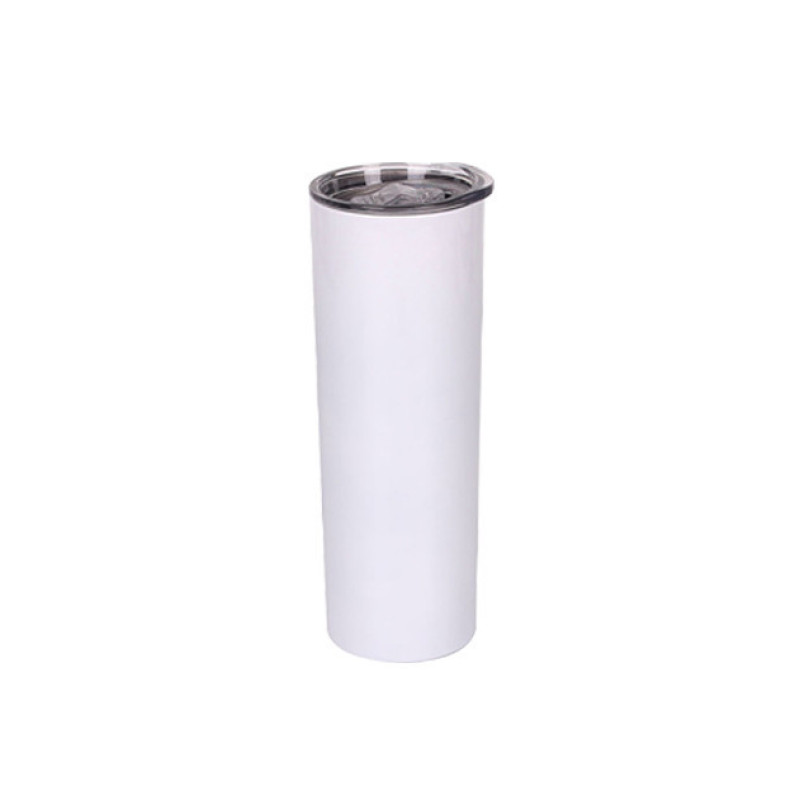 BORGE 12oz/16OZ/20OZ/30OZ Double Wall Sublimation Stainless Steel Tumblers With Straw and Rubber Bottom