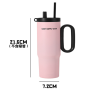 High Quality 40 oz Double Wall Stainless Steel Travel Tumbler Car Cup with Handle for Coffee on the Go Gift Cup