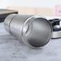 BORGE Custom 600+200ml Single Wall Home Exercise Stainless Stainless Steel Shaker Water Bottle