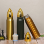 New Type 500ml Bullet Double Wall Stainless Steel Thermal Insulated Vacuum Flask Water Bottle