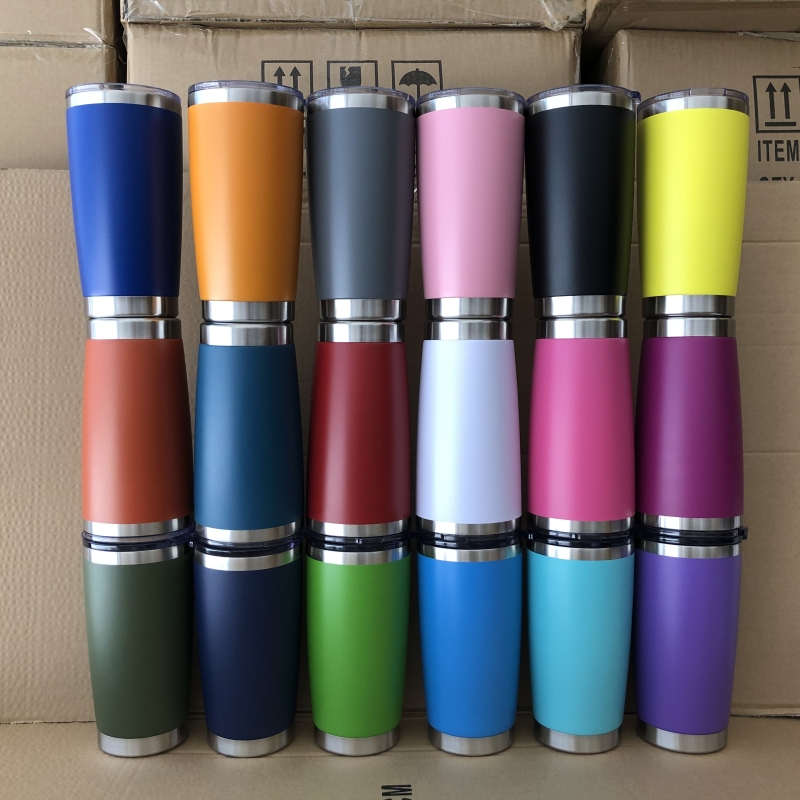 Wholesale 20oz Insulated Tumbler Cup With Lid Stainless Steel Car Cup Wine Tumbler Travel Coffee Mug