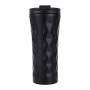 Manufacturer 500 ml Flask Bottle Matt Black Coffee Mug  Stainless Steel Vacuum Insulated Tumbler with Lid