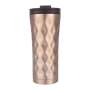 Manufacturer 500 ml Flask Bottle Matt Black Coffee Mug  Stainless Steel Vacuum Insulated Tumbler with Lid