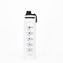 Custom Logo 1000ml Borosilicate Sport Glass Shaker Bottle With Straw Silicone Protective Sleeve