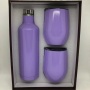 BORGE Wholesale 3PCS/Set 304 Stainless Steel Wine Bottle 500ml and 350ml Insulated Wine Tumblers Vacuum Flask Gift Set