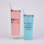 High Quality Custom 601-700ml Leopard Pattern Stainless Steel Vacuum Insulated Double Wall Cup Vacuum Insulated Tumbler