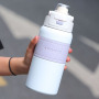 Wholesale 600ml Travel Sport Hot and Cold Double Wall Insulated 316 Stainless Steel Vacuum Thermos Flask Water Bottle