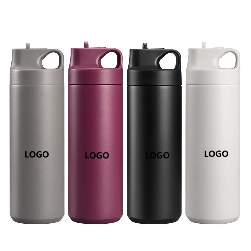 HOT SALES Double Wall Stainless Steel Insulated Vacuum Flask Water Bottle with Handle