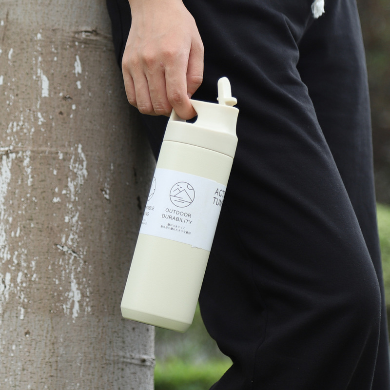 HOT SALES Double Wall Stainless Steel Insulated Vacuum Flask Water Bottle with Handle