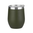 powder-coated military green