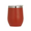 powder-coated orange red