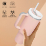 Wholesale Custom Logo 40oz Stainless Steel Sublimation Beer Coffee Tumblr Cup Mug Cup With Handle