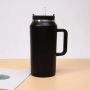 Portable 64oz Big Capacity 304 Stainless Steel Double Wall Thermoses Metal Tumbler Coffee Car Mug With Handle