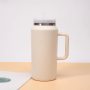 Portable 64oz Big Capacity 304 Stainless Steel Double Wall Thermoses Metal Tumbler Coffee Car Mug With Handle