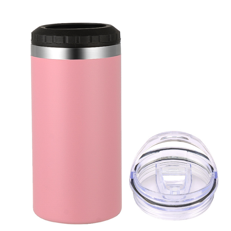 BORGE Wholesale 16oz Double Wall 4 in 1 Vacuum Sublimation Wine Cups Beer Tumblers Drinks Mugs With 2 Lids