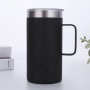 Manufacturer Hot Sale 20oz Vaccum Coffee  Mug with Handle Vacuum Insulated Stainless Steel Travel Mug Warmer Car Cup