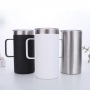 Manufacturer Hot Sale 20oz Vaccum Coffee  Mug with Handle Vacuum Insulated Stainless Steel Travel Mug Warmer Car Cup