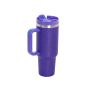 New Designed 1200ml Double Wall Stainless Steel Car Coffee Mug Insulated Tumbler With Straw and Lid