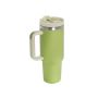 New Designed 1200ml Double Wall Stainless Steel Car Coffee Mug Insulated Tumbler With Straw and Lid