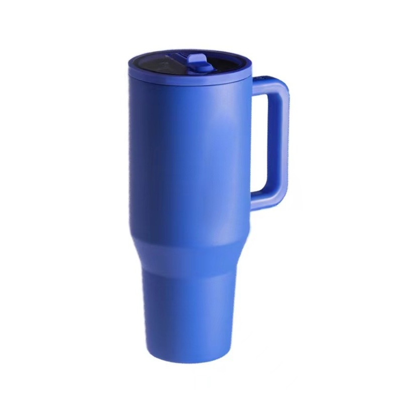 Customized Custom Logo 40oz Stainless Steel Beer Coffee Tumbler Cup Mug Cup 40 oz Handle Tumbler With Straw and Lid