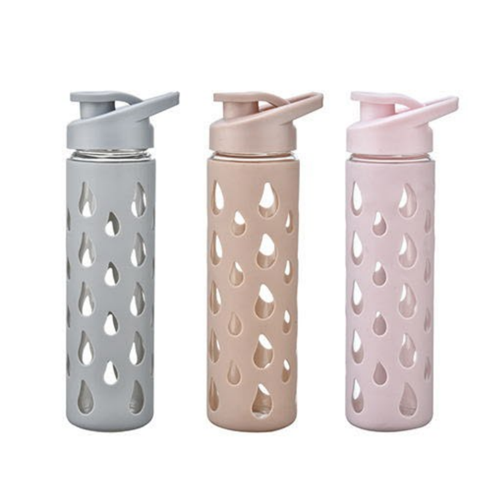 High Borocillicate Glass Water Bottle