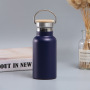 Solid Color Stainless Steel Vacuum Thermos Water Bottle Tumbler with Sport Lid Flask