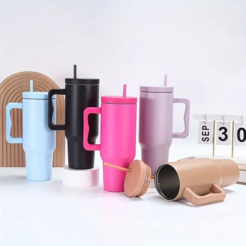 New 304 Stainless Steel Car Cup 40oz Double Wall Vacuum Tumbler with Leak Proof Lid